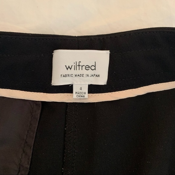 Aritzia Wilfred Allant Black Trouser Pants - Picture 9 of 15